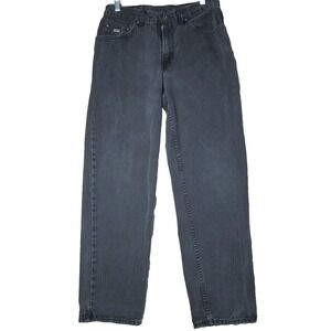 Vintage Black Fade Wash H.I.S. Blues Denim Jeans 31x30 Y2K 90's Skater Grunge